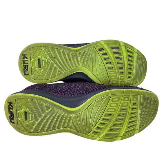 Kuru Stride Knit Running Shoes Womens 10 Purple Blue Lightweight Low Slip On - Picture 6 of 7